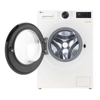 Front open view of LG front load washing machine