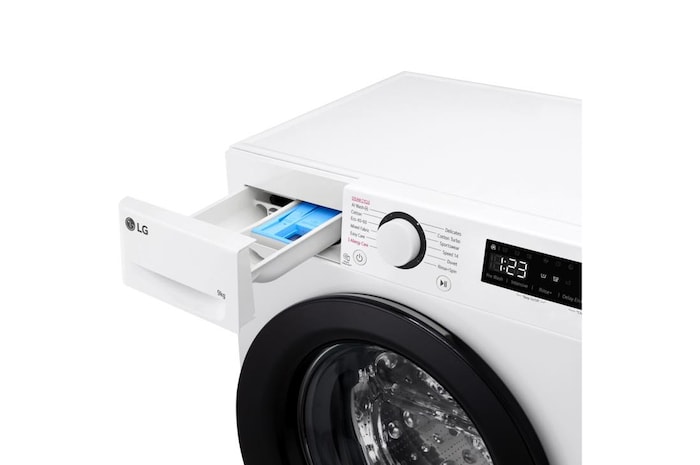 LG 9kg Counter-Depth MAX™ Washing Machine, White, F2Y509WBLN1