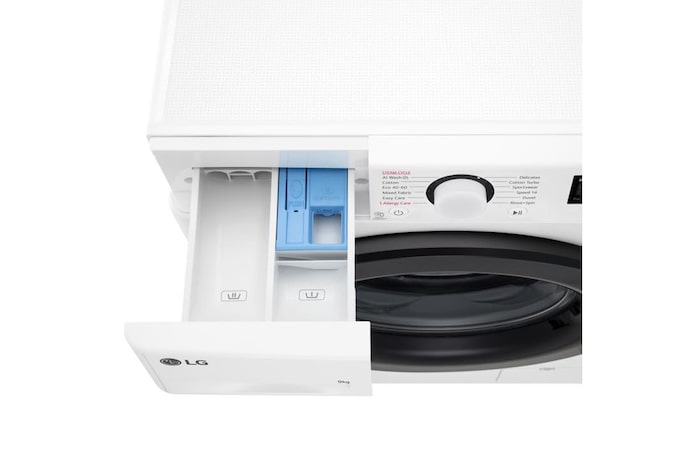 LG 9kg Counter-Depth MAX™ Washing Machine, White, F2Y509WBLN1