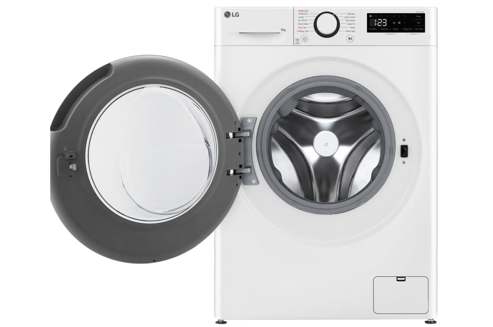 LG 9kg Counter-Depth MAX™ Washing Machine, White, F2Y509WBLN1