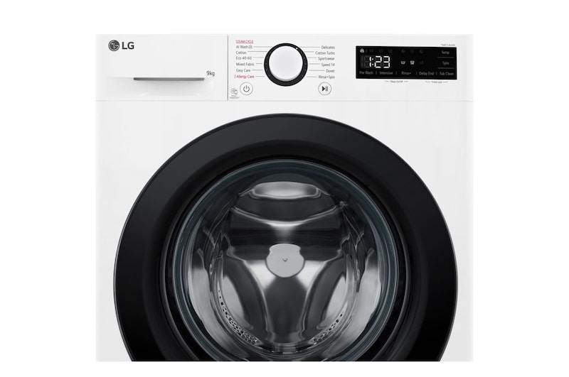 LG 9kg Counter-Depth MAX™ Washing Machine, White, F2Y509WBLN1