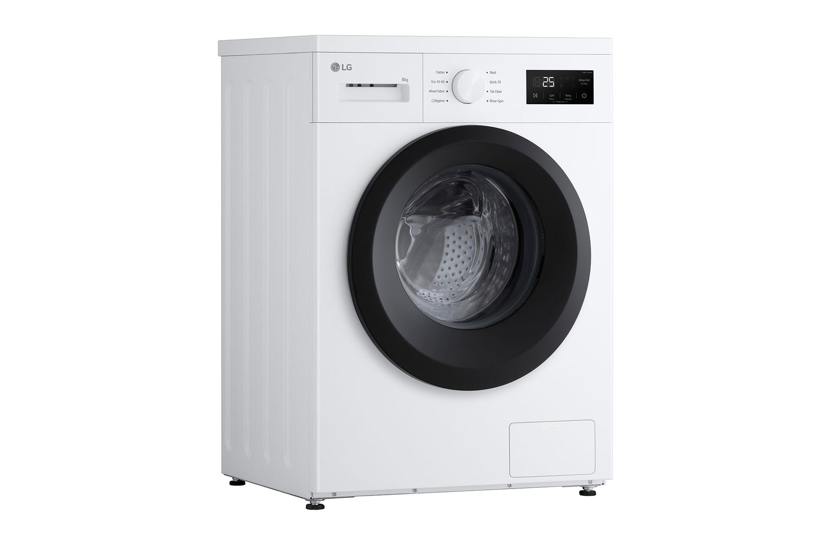 Front loading washing machine detergent open image