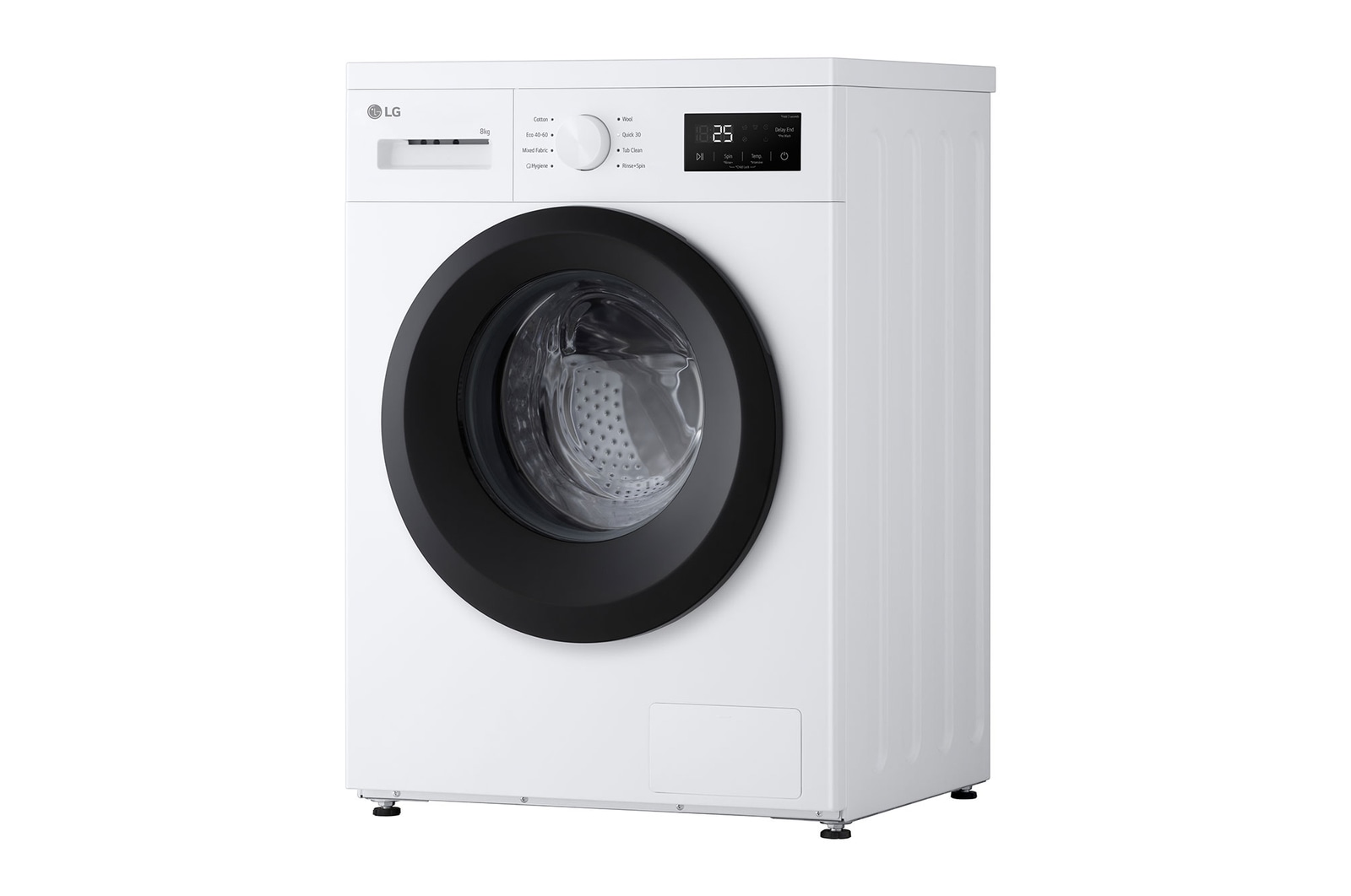 Front loading washing machine right side image