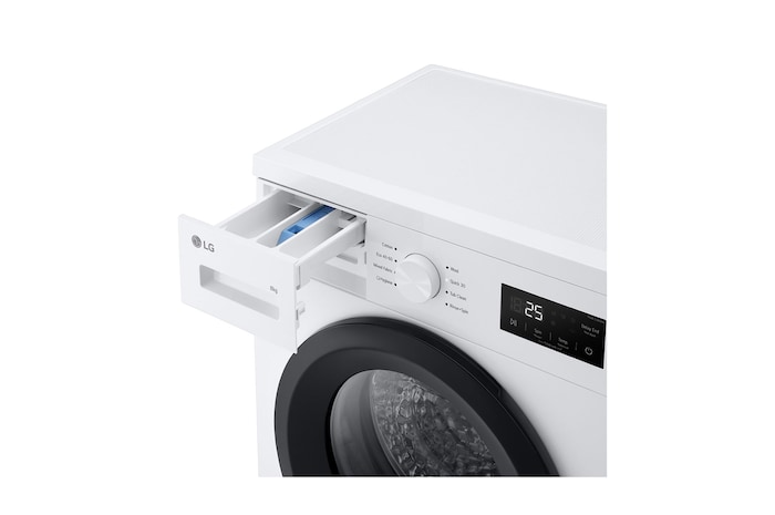 Front loading washing machine back image