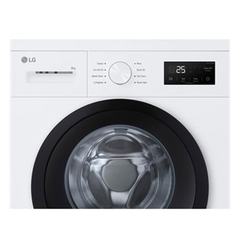 image of teddy bear and white towel inside the washing machine drum. Text read : 'Hygiene care': With hygiene care, your clothes get a deep clean that removes 99.9% of bacteria.