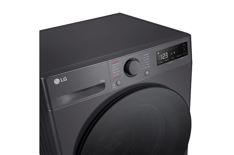 LG 10kg Steam™ Washing Machine, Slate Grey, F4A510GBLN1