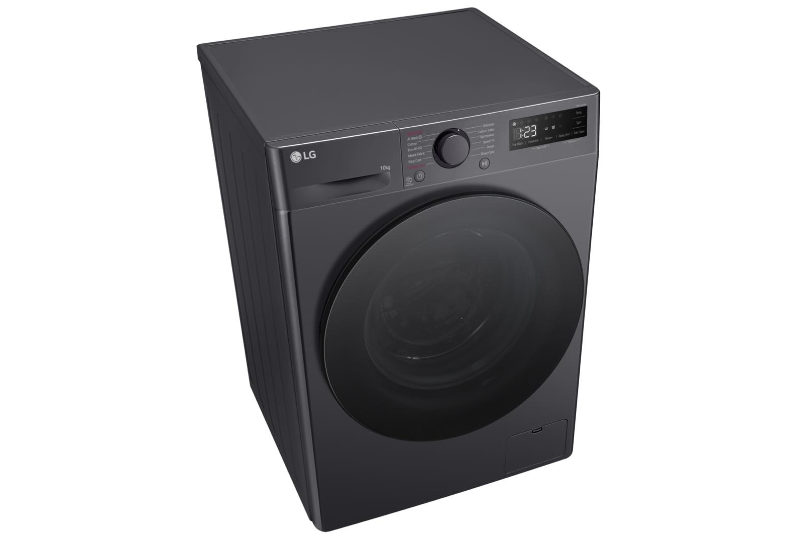 LG 10kg Steam™ Washing Machine, Slate Grey, F4A510GBLN1