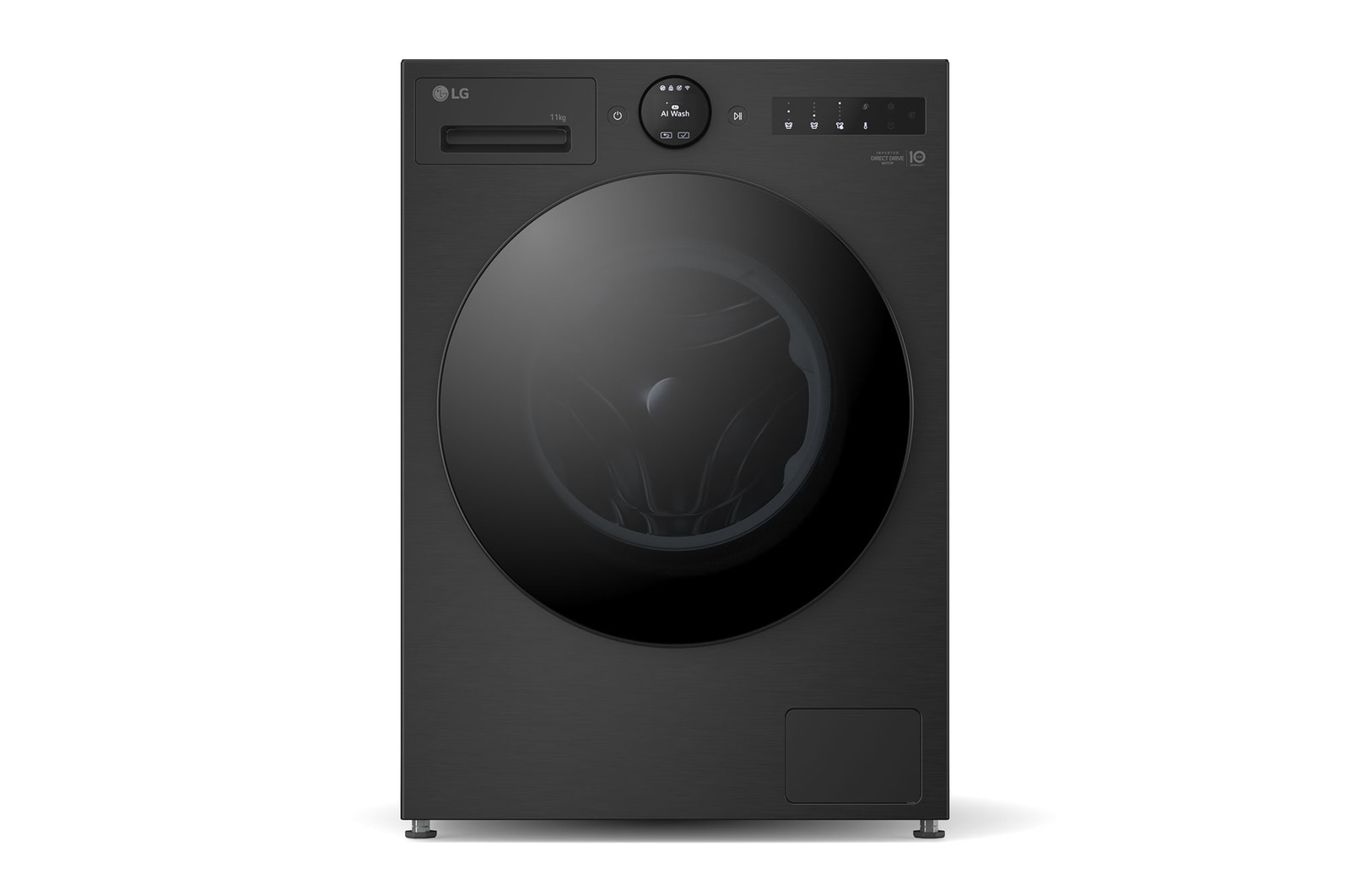 Front view of 11kg Washing Machine Black - F4X7011TBB