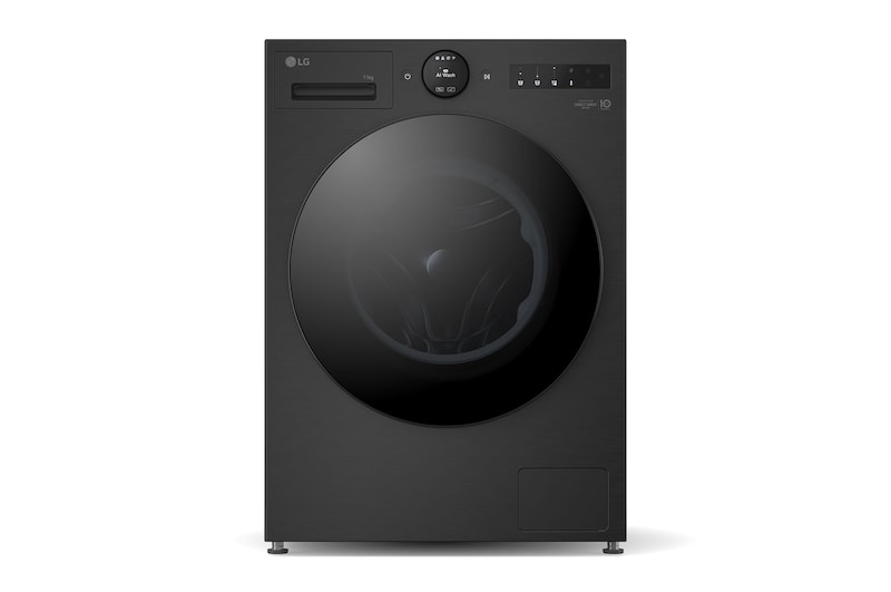Front view of 11kg Washing Machine Black - F4X7011TBB