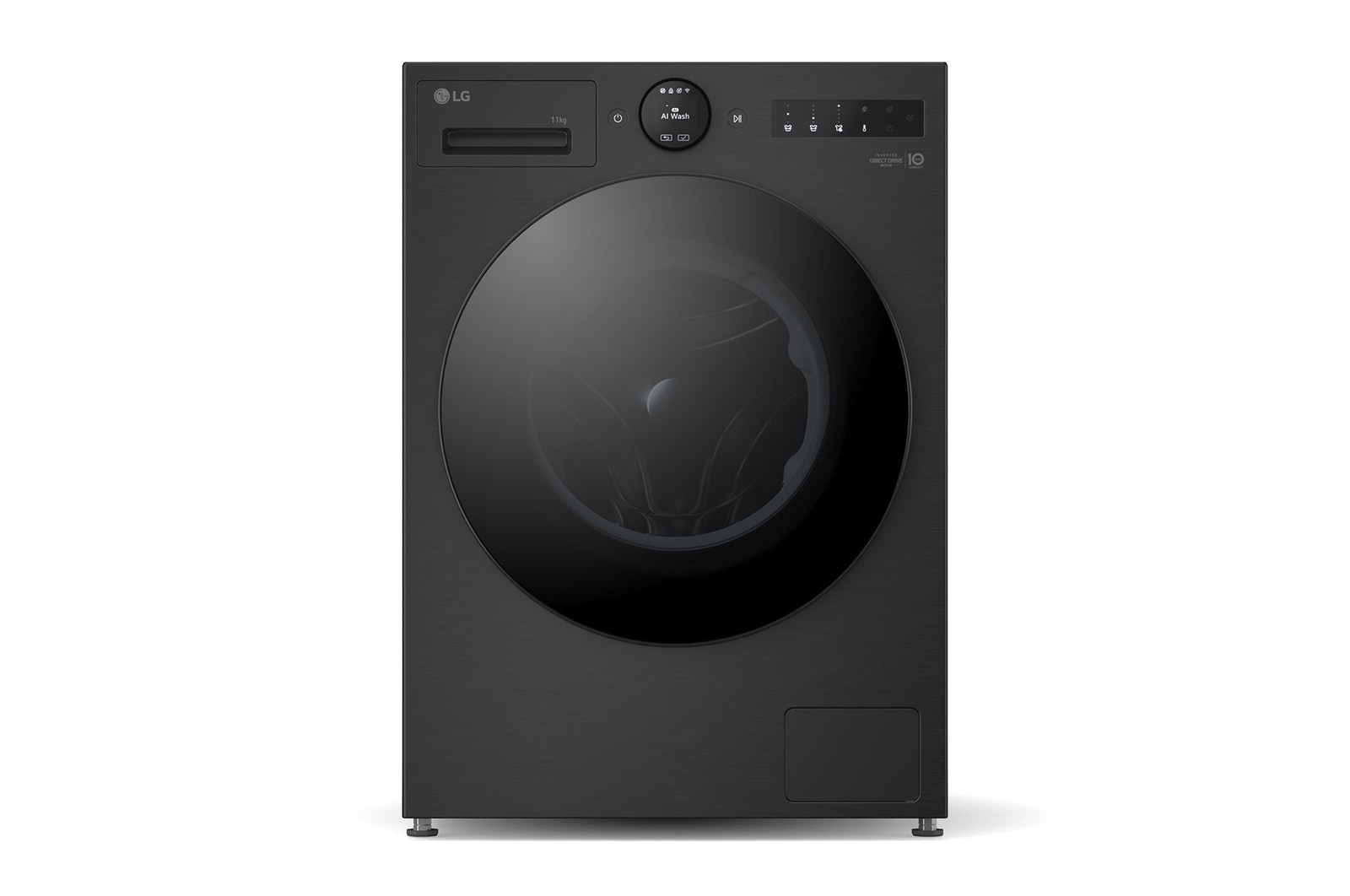 Front view of 11kg Washing Machine Black - F4X7511TBB