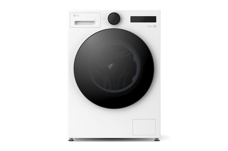 Front view of 13kg AI Direct Drive Washing Machine, White F4X7513TWB