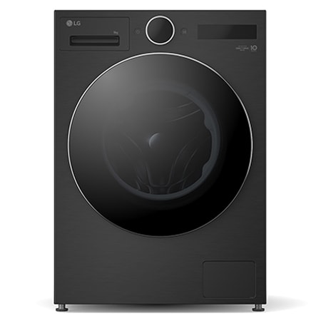 LG 9kg 1400 spin AI Direct Drive Washing Machine, Black F4X9009TBC