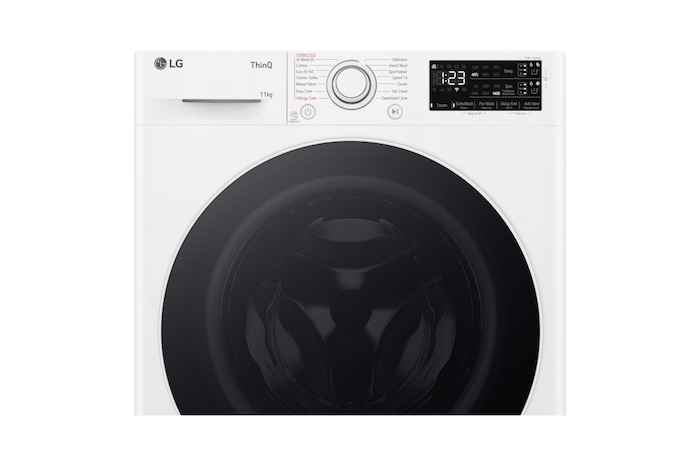 LG 11kg EZDispense™ Washing Machine, White, F4Y511WWLA1