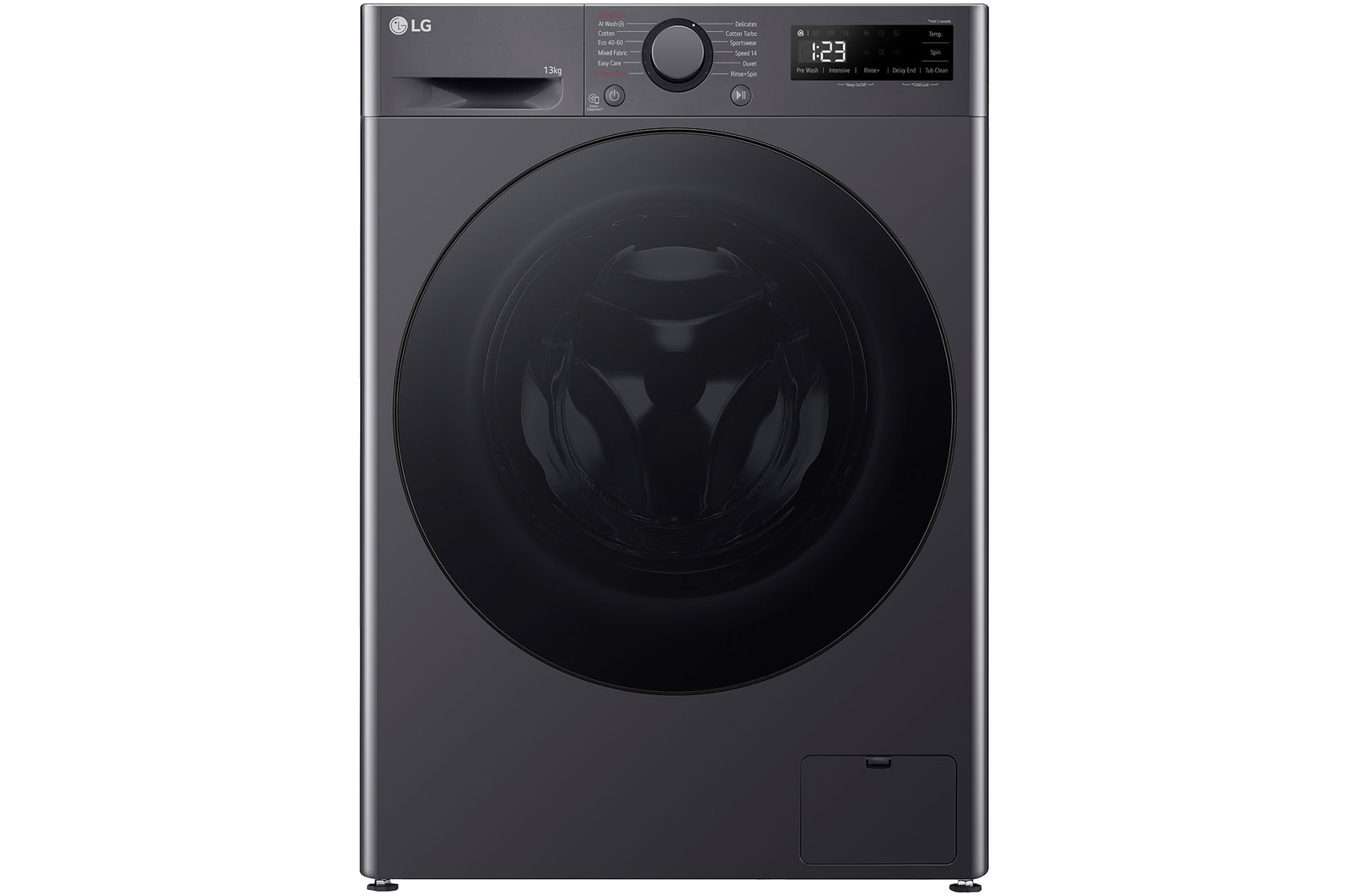 Front view of 13kg Direct Drive Washing Machine Slate Grey (F4Y513GBLN1)