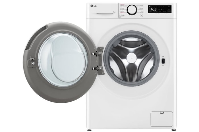LG 13kg AI Direct Drive Washing Machine, White, F4Y513WWLN1