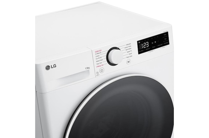 LG 13kg AI Direct Drive Washing Machine, White, F4Y513WWLN1