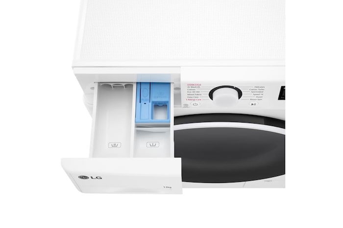 LG 13kg AI Direct Drive Washing Machine, White, F4Y513WWLN1