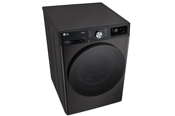 LG 13kg AI Direct Drive Washing Machine, Platinum Black, F4Y713BBTN1
