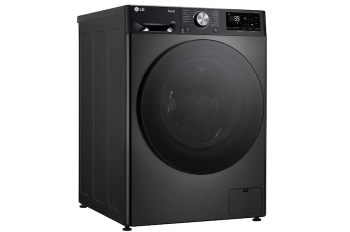 LG 13kg AI Direct Drive Washing Machine, Platinum Black, F4Y713BBTN1