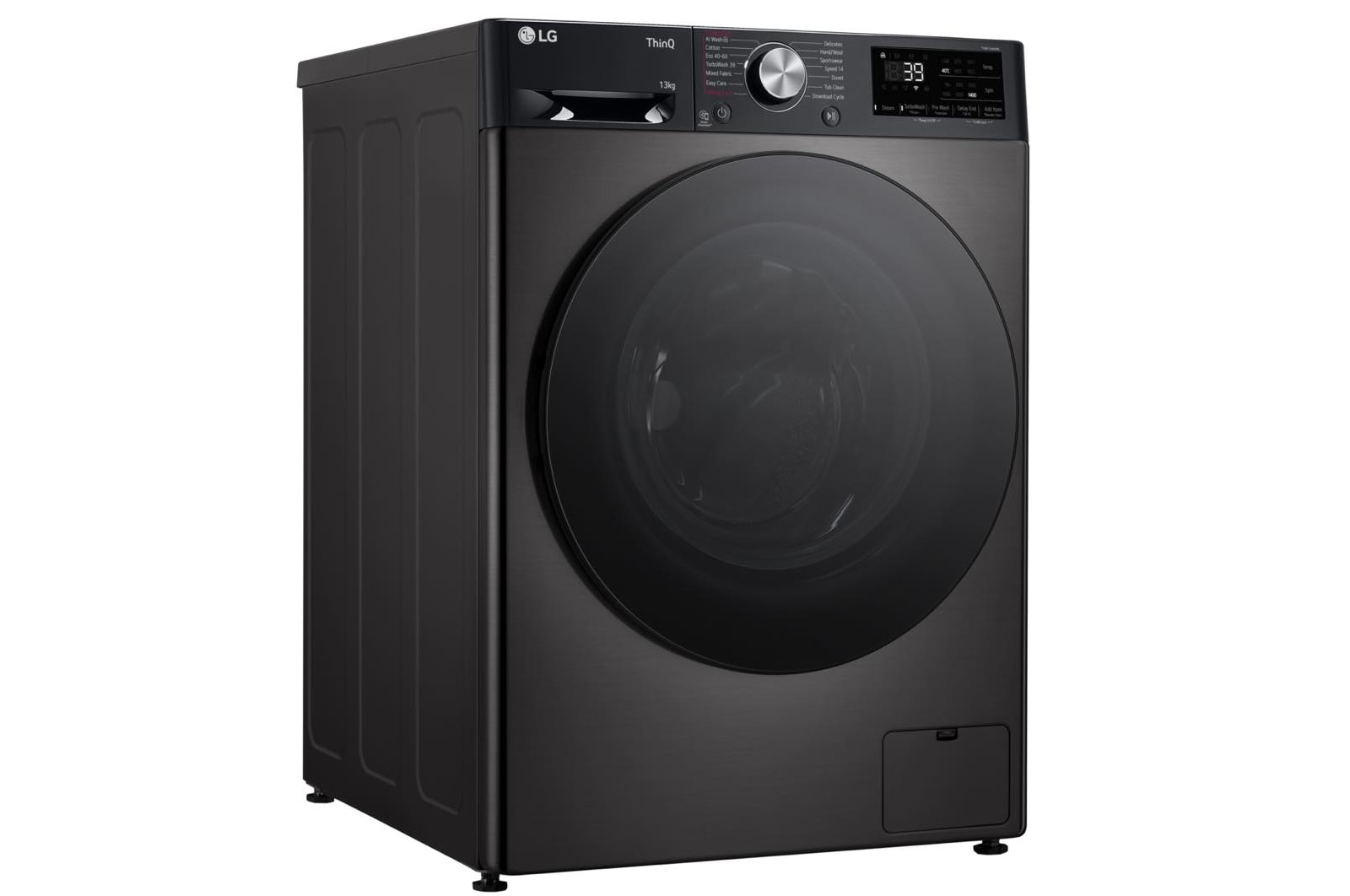 LG 13kg AI Direct Drive Washing Machine, Platinum Black, F4Y713BBTN1