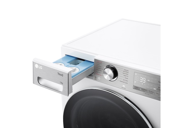 LG 13kg BIG In™ Washing Machine, White, F4Y913WCTA1