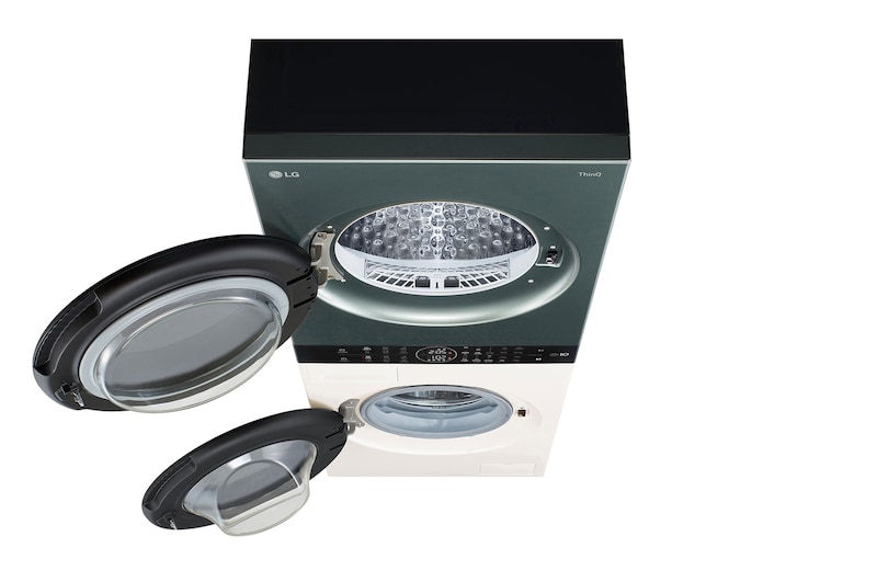 top perspective view with door open