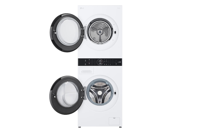 12 / 10kg WashTower | DUAL Inverter Heat Pump™, White