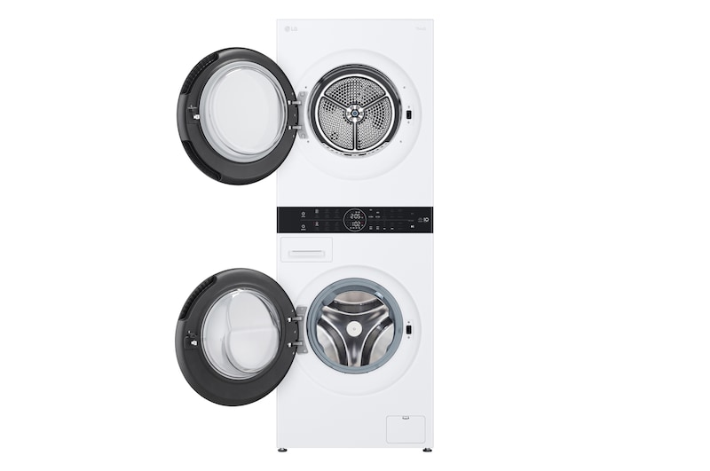 12 / 10kg WashTower | DUAL Inverter Heat Pump™, White