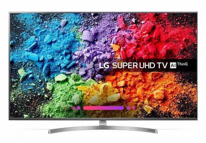 A front view of LG Super UHD TV 8100
