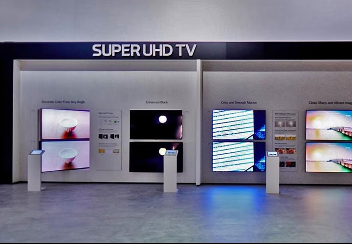 IFA 2018: The Super UHD TV section for LG, where a number of innovative solutions were on display