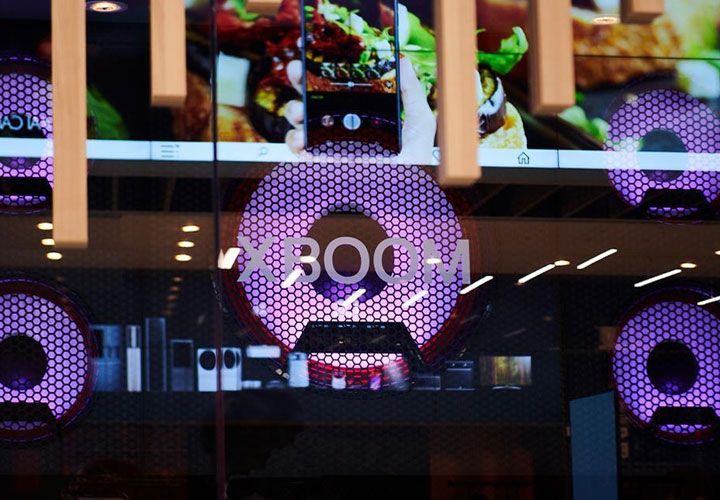 IFA 2018: The XBOOM room at LG's exhibition, which showcased a wide range of speakers and DJ set ups