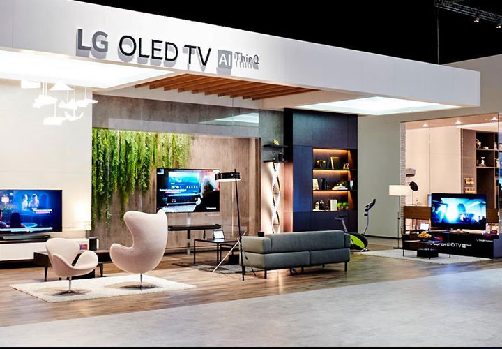 IFA 2018: The LG OLED TV exhibition, with ThinQ technology 