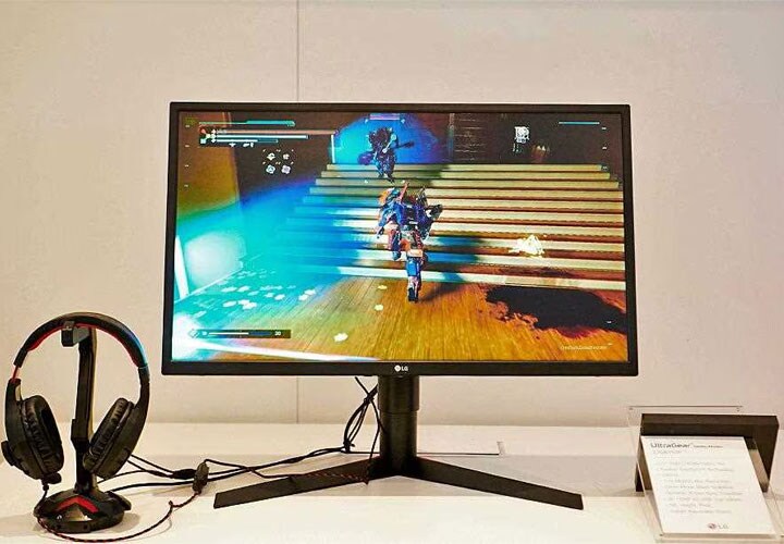 IFA 2018: The 27GK750F LG Monitor, on show in the video game section of the exhibition