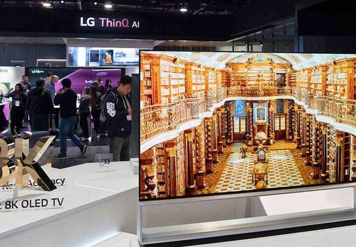 The LG 8K OLED TV was on show once more at CES 2019, this time with a NanoCell option | More at LG MAGAZINE