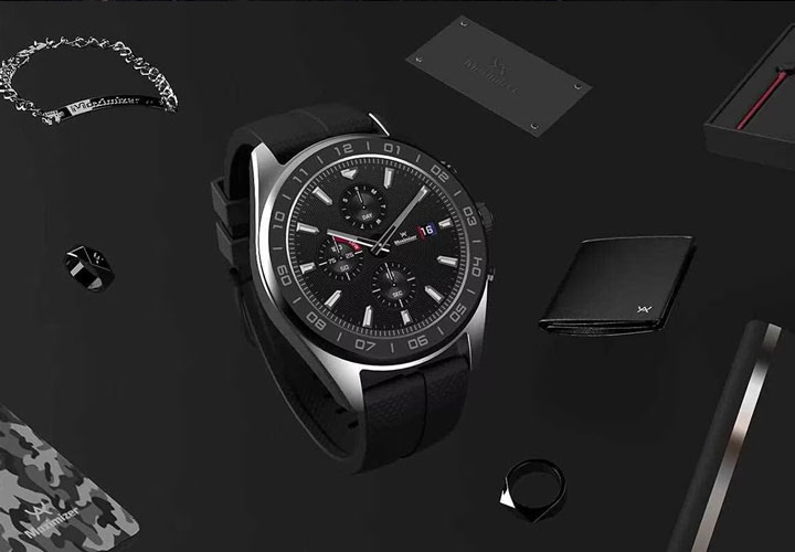 The new LG W7 has all the features of a modern smartwatch, balanced out perfectly with real hands | More at LG MAGAZINE