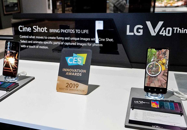 LG launched its V40ThinQ at CES 2019, and the phone's innovative photography features had everyone talking | More at LG MAGAZINE