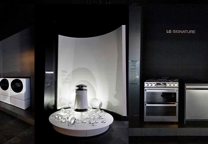 The LG SIGNATURE collection at CES 2019, including washer and dryer, air purifier, oven and dishwasher | More at LG MAGAZINE