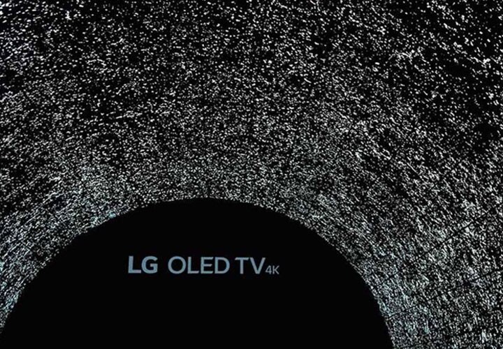 A photo of capturing the oled tunnel at berlin ifa 2017