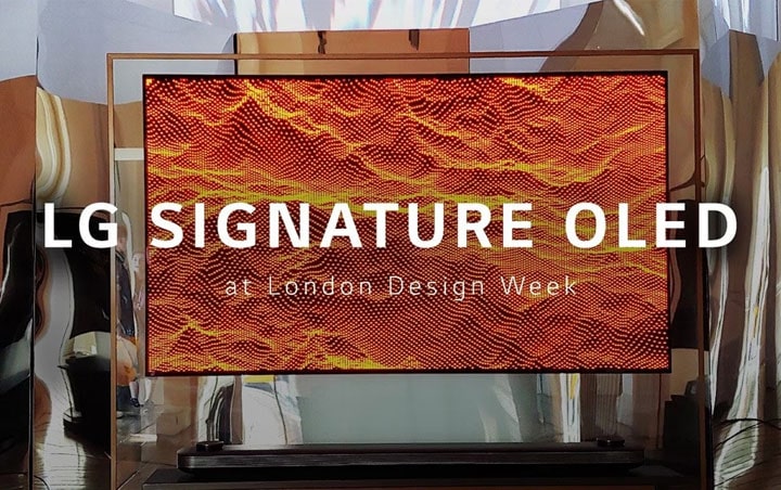 After showcasing their range at London Design Week, visitors were reminded of one of LG SIGNATURE’s greatest creations; the wallpaper thin OLED TV.