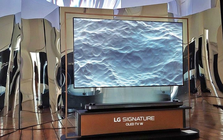 LG SIGNATURE’s OLED TV W9 shines at London Design Week