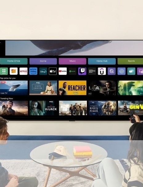 LG TV with LG Smart TV screenfill
