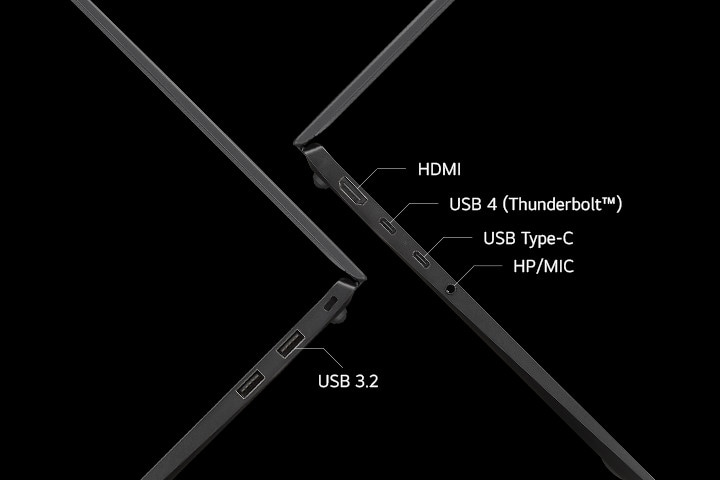 multi ports-hdmi-USB Type-C-Thunderbolt™.