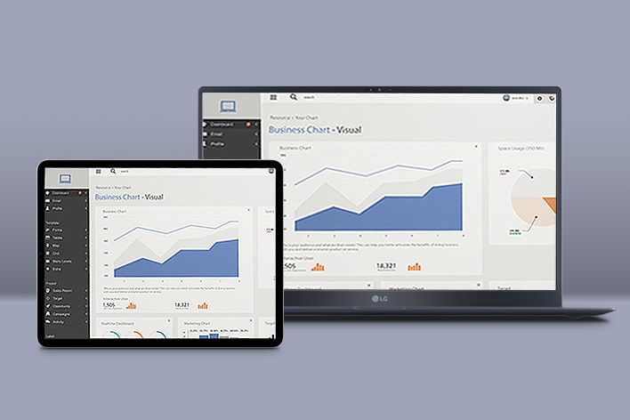 easy dual control-touchpad-mouse-control with connected devices.	