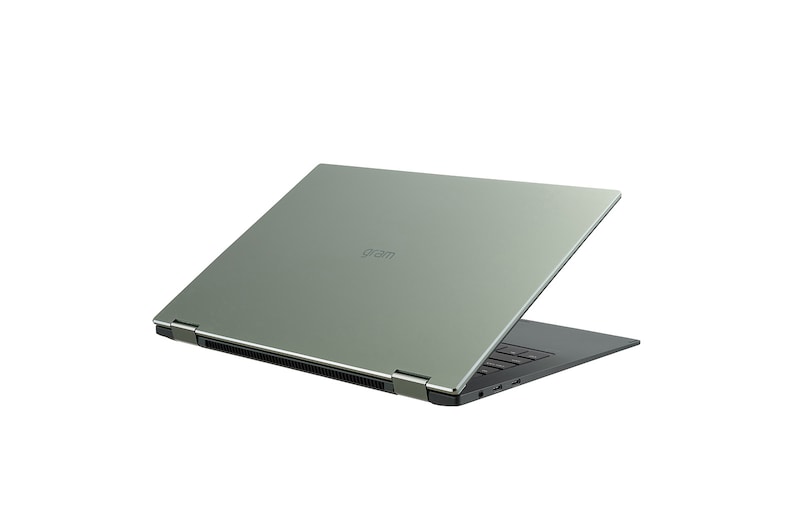 LG gram 2in1 14" laptop | ultra-lightweight with 16:10 anti-glare display and Intel® Evo 13th Gen. Processor - Sage Green, 14T90R-K.AA77A1