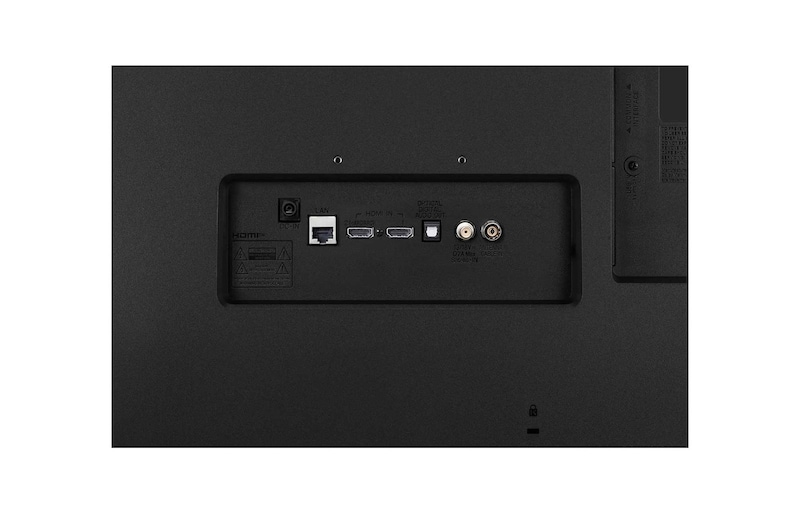 close-up view of ports