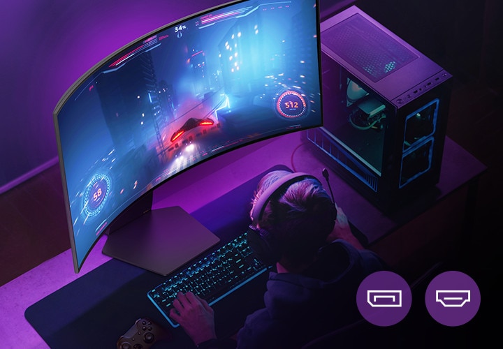 Los jugadores disfrutan de un juego con una frecuencia de actualización de 240 Hz compatible con DP 1.4 o HDMI 2.1.