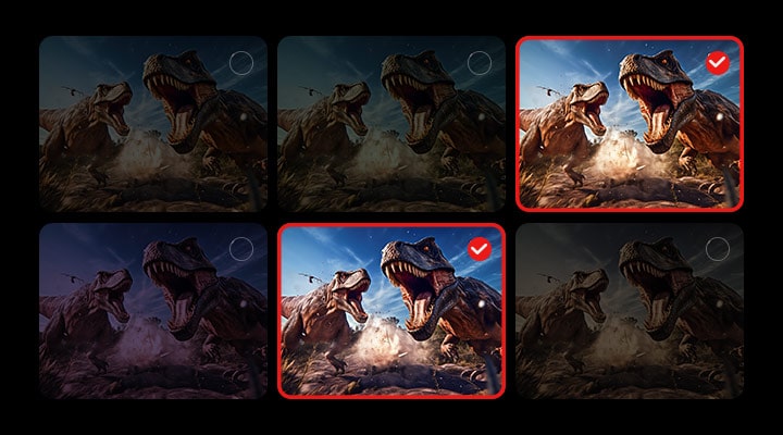 Animated video of AI Personalized Picture Wizard function in action.