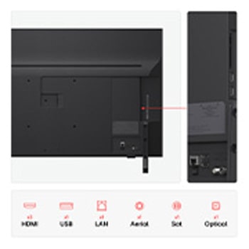 LG TV screen with an AI Magic Remote on the foreground. The AI button is highlighted and a speech bubble shows text, suggest a movie I like. On the screen we see the user icon E, indicating how AI Voice ID was able to identify which user it was and give personalized recommendations just based on their voice.