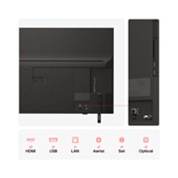 Perspective from the inside of a cave looking out to its entrance where a blue sky and horizon can be seen. The whole scene is split in half to show the capability of QNED's Advanced Local Dimming. On one side, the colors and detail are washed out and the visuals seem muddy. The label says, Conventional LED. The other side has great blacks, better contrast, brightness and color.