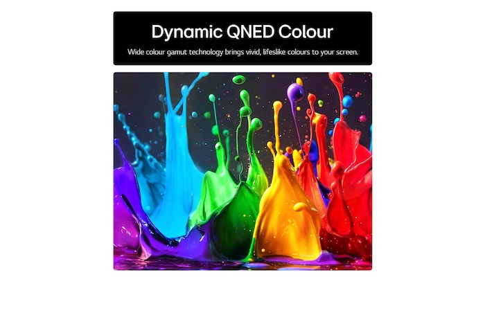 The alpha 7 AI Processor Gen8 lights up yellow and colorful bolts of light shoot out from it. The title talks about how the processor delivers 4K quality, stunning color and brightness.